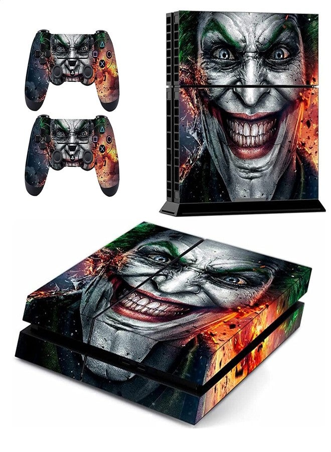 VIKROM ملصقات جوكر لجهاز تحكم PS4 - أغطية بلاي ستيشن 4 لجهاز الجوكر ملصق فينيل ملصق ملحقات Ps4 دوال شوك غلاف جهاز بلاي ستيشن 4 - ملصقات PS4 لجهاز الجوكر ملحقات - Image 2
