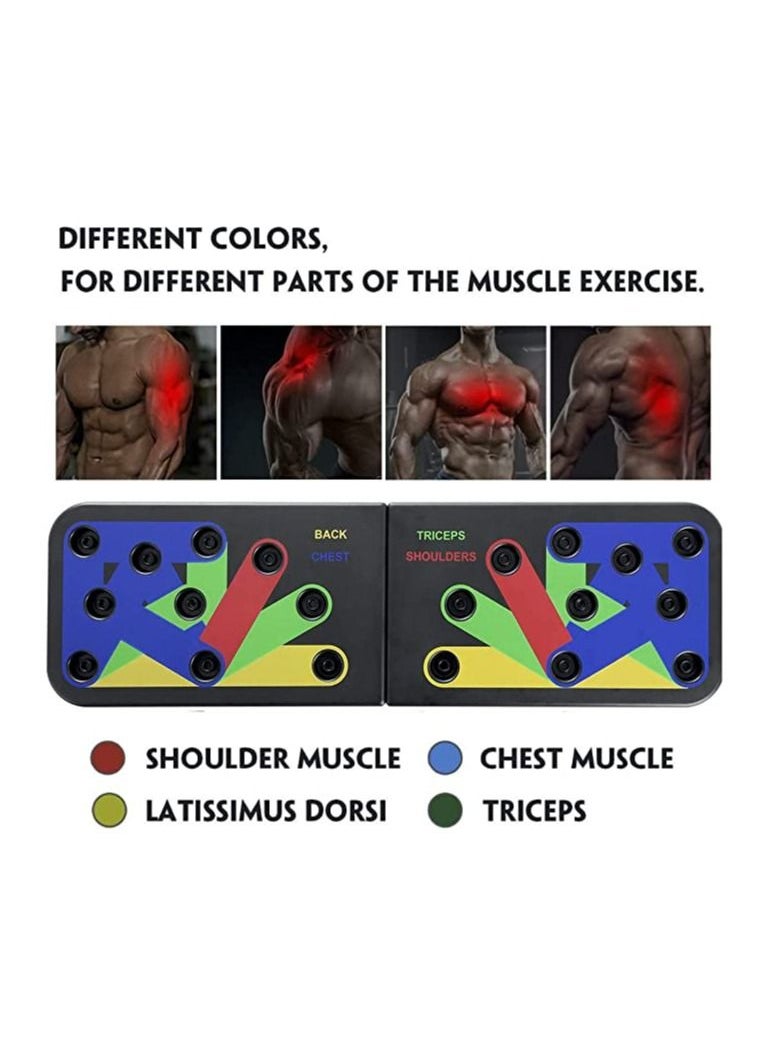 18-in-1 Push Up Rack Board System Fitness Workout Exercise Stands
