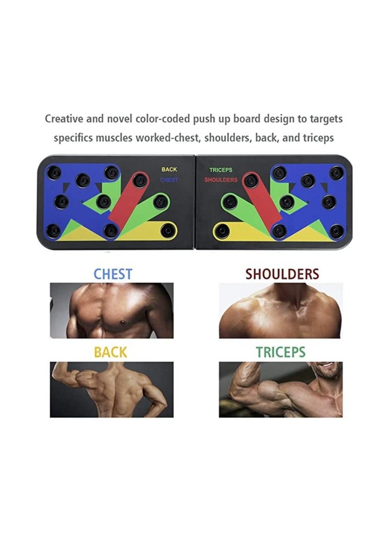 18-in-1 Push Up Rack Board System Fitness Workout Exercise Stands