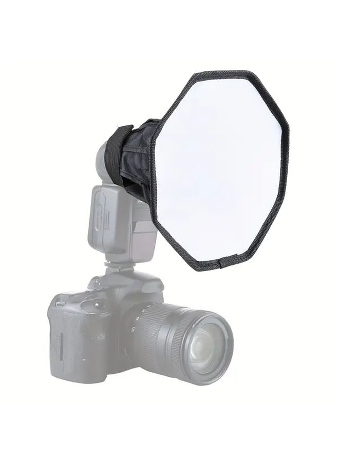Octagonal Soft Flash Diffuser 20cm Adjustable Brightness Color Temperature For Photography Live Streaming Video Recording - Image 1