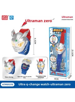 Genuine Smart Ultraman Watch Mecha Deformation Children Boys Girls Ultraman Hero Watch Toy Gift-Color:Ultra Q-change Watch-ultraman Zero
