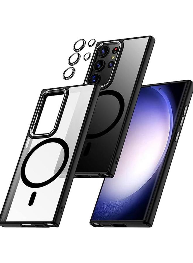 S-TOP Case For Samsung Galaxy S25 Ultra 5G Acrylic PC MagSafe Magnetic Phone Case - Image 1