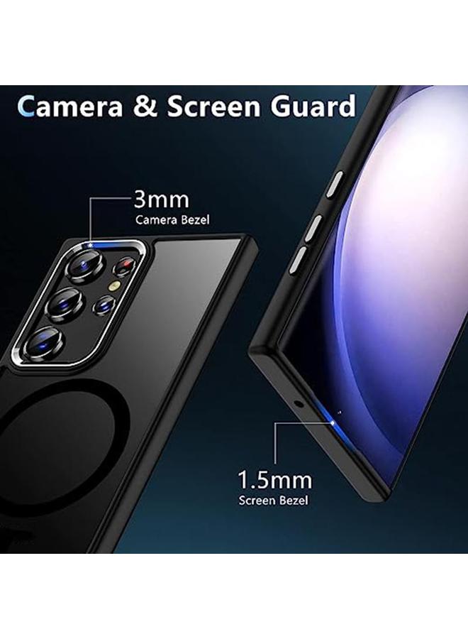 S-TOP Case For Samsung Galaxy S25 Ultra 5G Acrylic PC MagSafe Magnetic Phone Case - Image 4