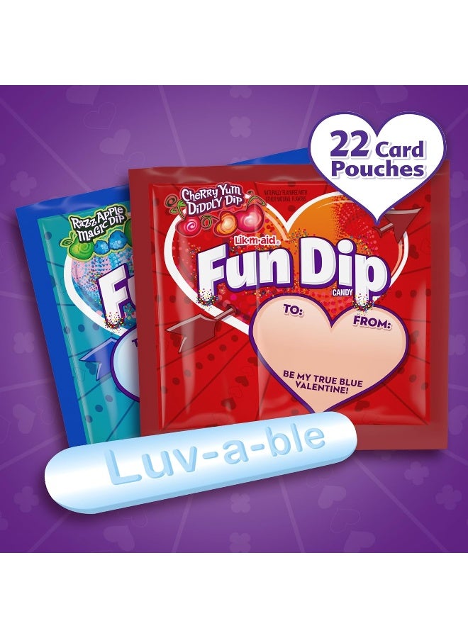 Wonka Fun Dip Valentine's Day Candy, Friendship Exchange, 22 Count Box - Image 4