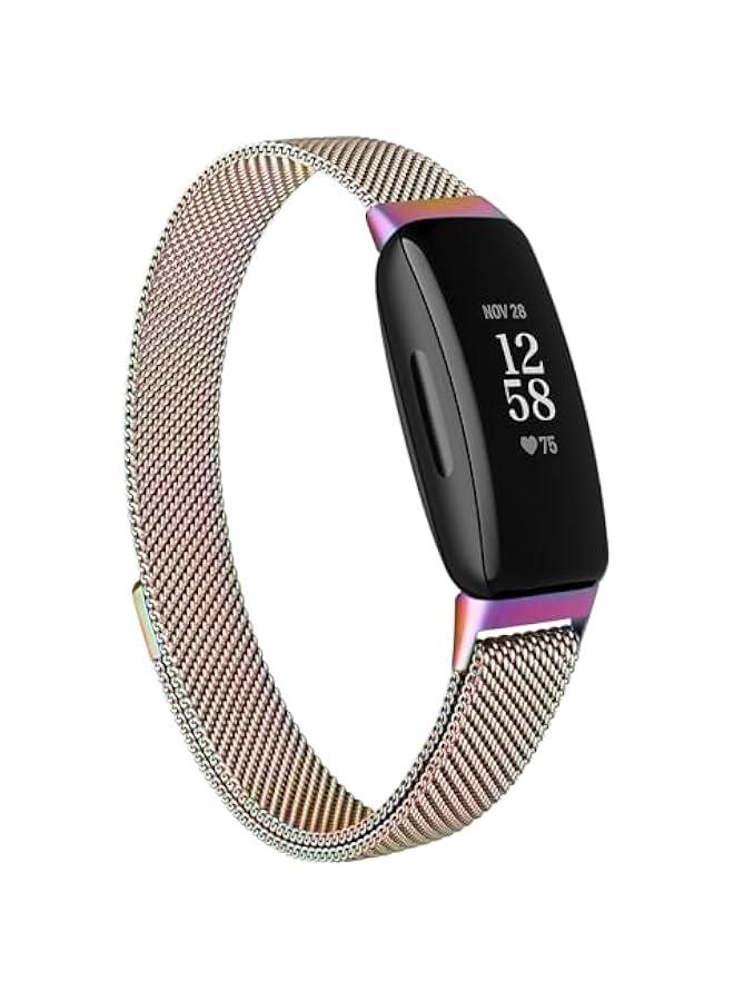 Metal Bands Compatible with Fitbit Inspire 2/Inspire HR/Inspire, Wristband Mesh Bracelet Replacement Strap for Fitbit Inspire 2/Inspire HR/Fitbit Inspire - Image 1