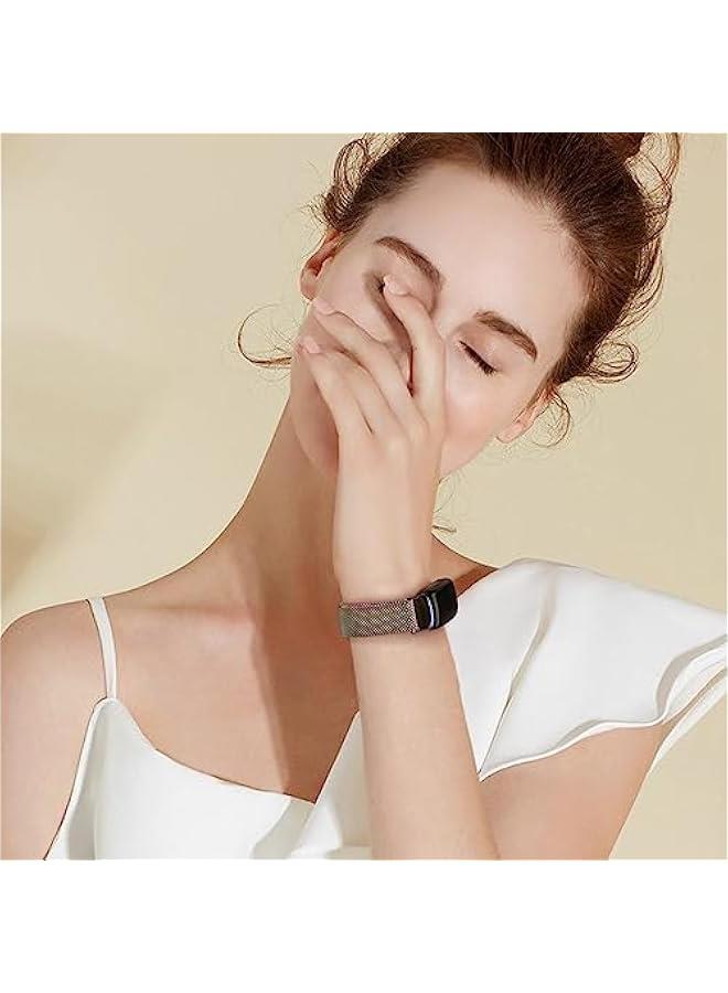 Metal Bands Compatible with Fitbit Inspire 2/Inspire HR/Inspire, Wristband Mesh Bracelet Replacement Strap for Fitbit Inspire 2/Inspire HR/Fitbit Inspire - Image 2