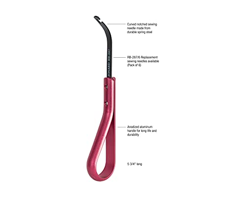 Jonard Tools Jonard JIC-287 Cable Lacing Needle with Red Anodized Aluminum Handle, 5-3/4" Length - Image 2