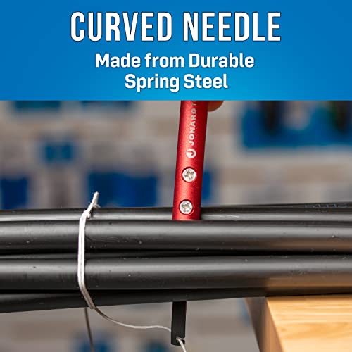 Jonard Tools Jonard JIC-287 Cable Lacing Needle with Red Anodized Aluminum Handle, 5-3/4" Length - Image 4