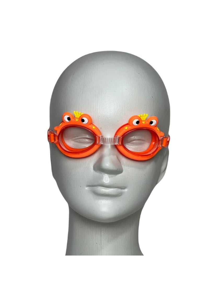 SportQ - Anti-Fog Swimming Goggles for Kids Age 3-14, Cute Design Funny Swimming Goggles for Kids Anti-Fog, Waterproof, Protection Lens, UV Protection, Earplugs - Image 1