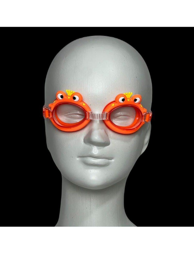 SportQ - Anti-Fog Swimming Goggles for Kids Age 3-14, Cute Design Funny Swimming Goggles for Kids Anti-Fog, Waterproof, Protection Lens, UV Protection, Earplugs - Image 1