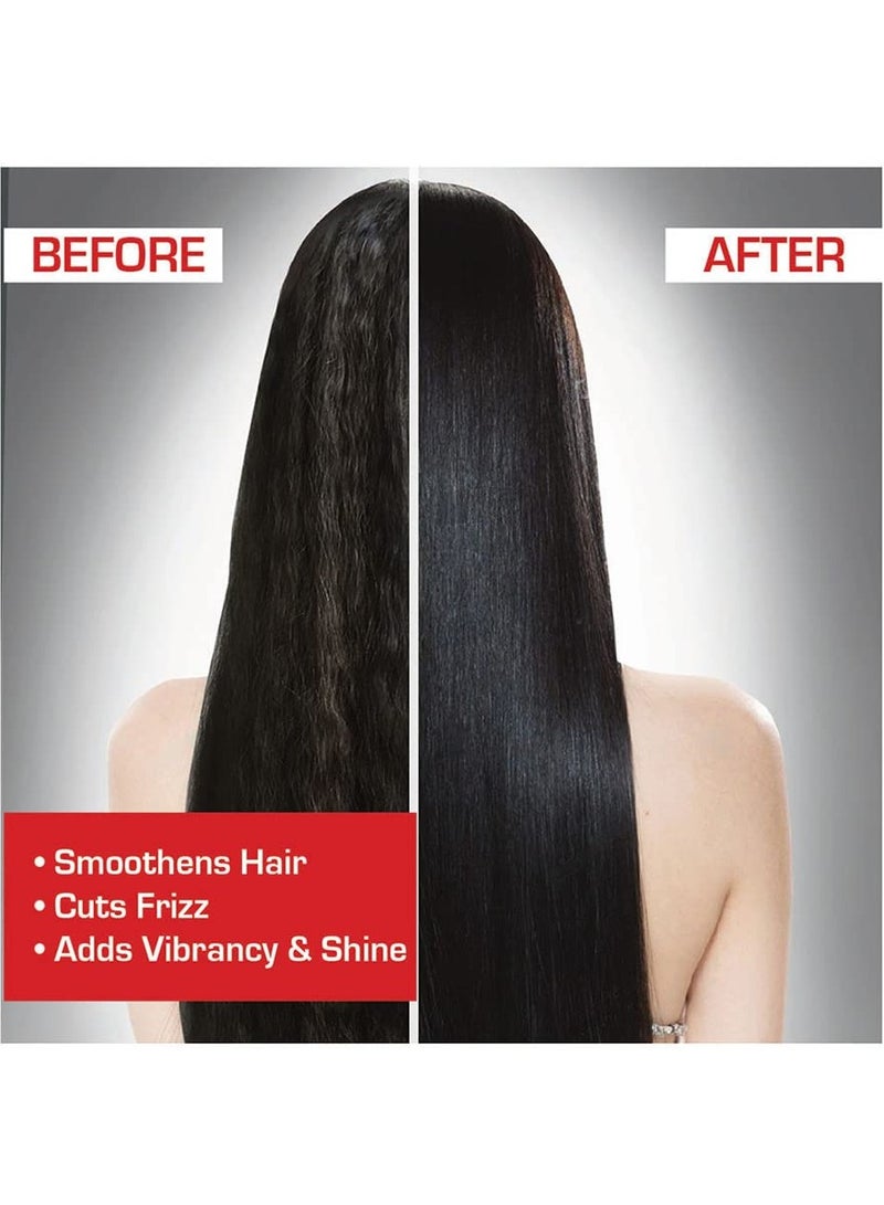 TRESemmé Tresemme Keratin Smooth Anti-Frizz Hair Serum 50ml with Argan Oil, for 2X Smoother Hair and Long Lasting Frizz control upto 48H even in 80% humidity - Image 5