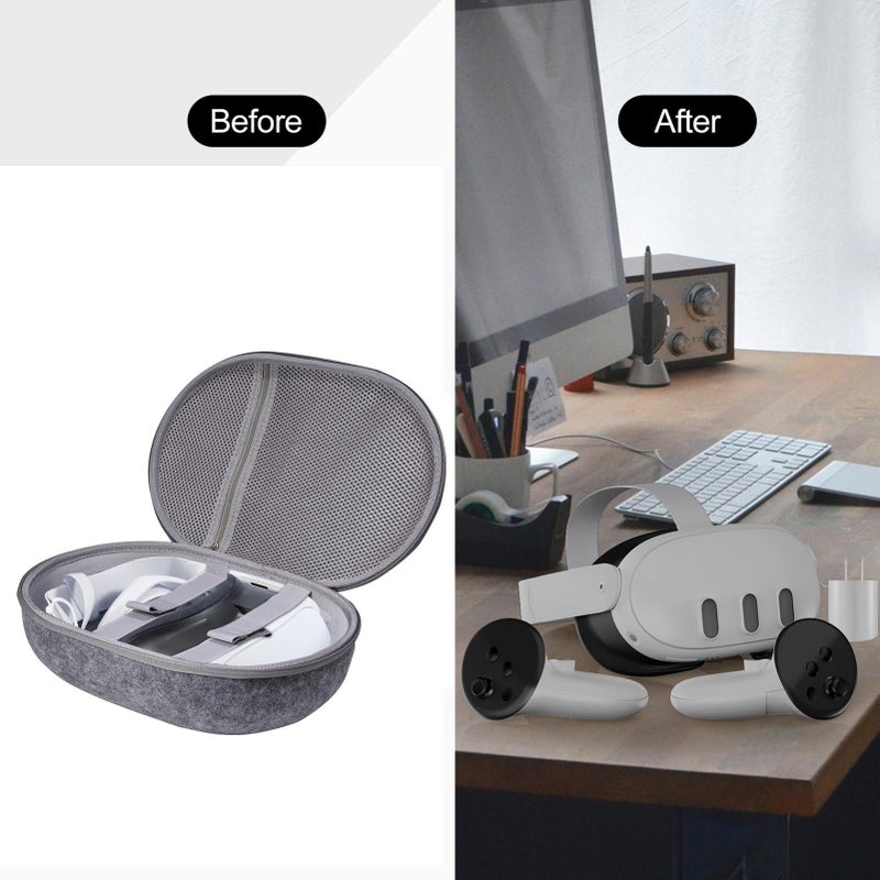Suitable For Quest 3 Storage Bag Original Design Felt Hard Shell Meta Quest 3 Storage Bag Handbag - Image 5