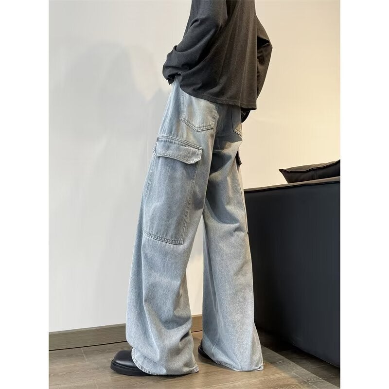 Unisex Casual Daily Denim Jeans - Image 4