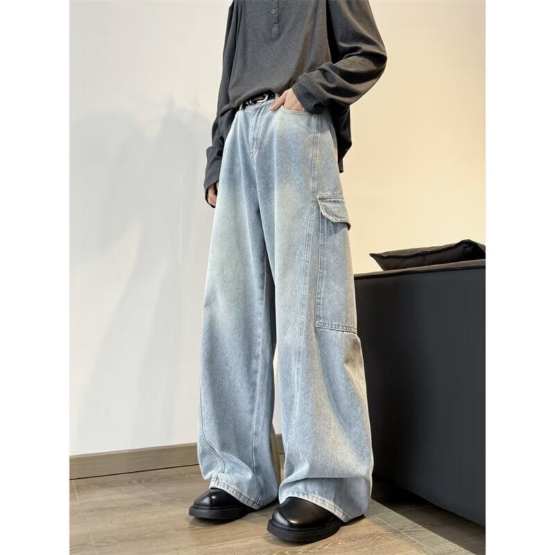 Unisex Casual Daily Denim Jeans - Image 1