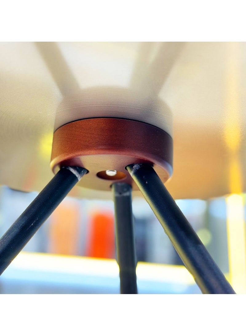 توبيز مصباح تخييم قابل لإعادة الشحن من توبي مع ضوء LED وطاولة قابلة للطي – خفيفة الوزن، متينة، محمولة مثالية للطهي الخارجي والرحلات والنزهات والتخييم - Image 5