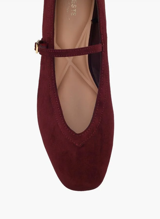 Celeste BURGUNDY Women Mary Jane Shoes for Women | Best Price UAE