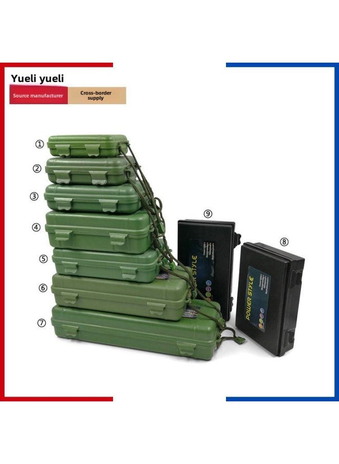 Generic - Flashlight Universal Plastic Gift Box Can Be Made LOGO Sticker Flashlight Special Packaging Box Box With Lanyard-Color:Gift Box No. 6 (remarks On Black And Green Colors) - Image 1