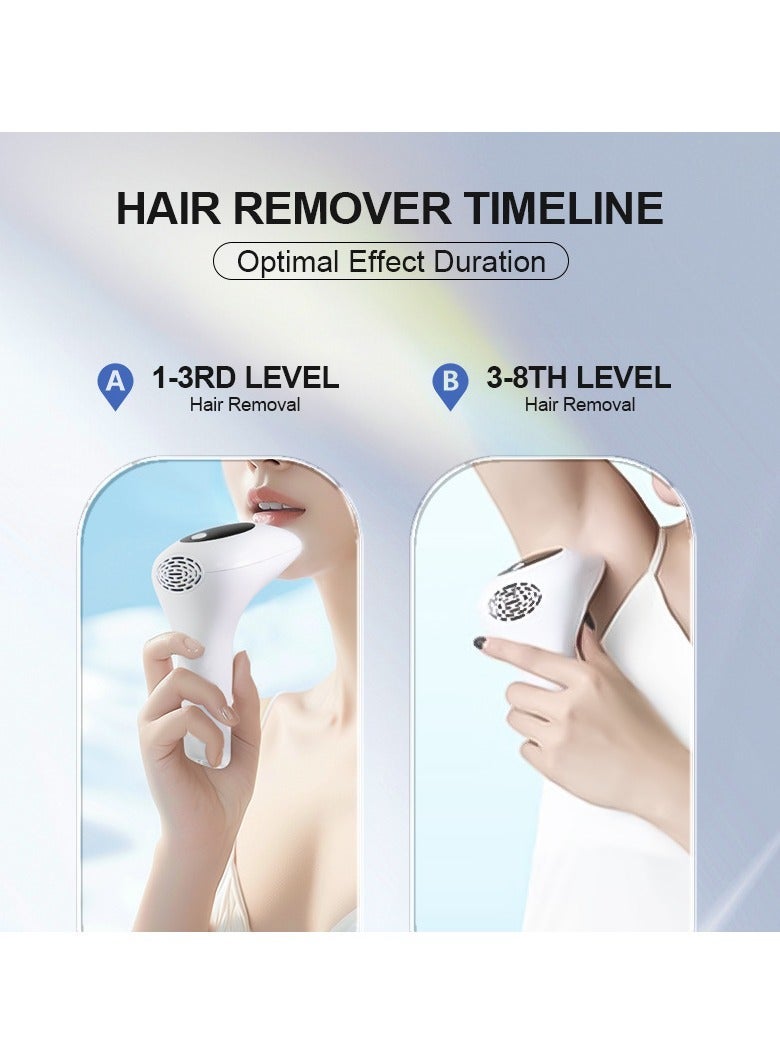 Hair removal device handheld laser hair removal device home ladies painless hair removal armpit hair removal whole body epilator English plug - Image 3