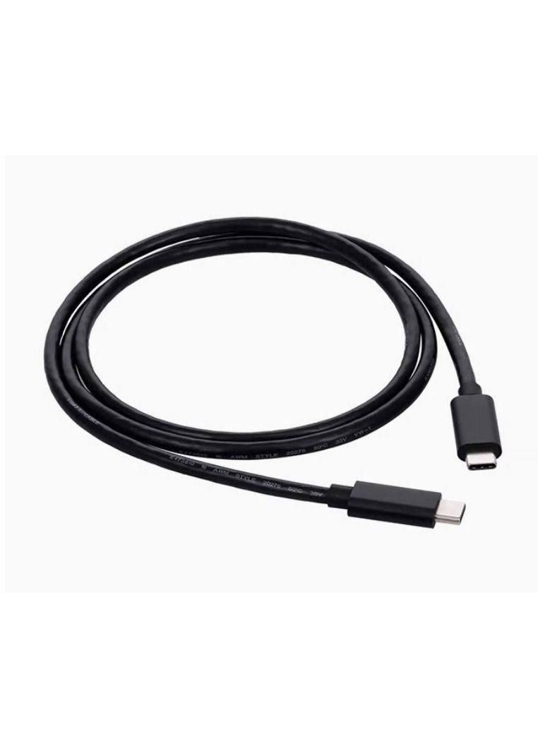 Type-C To Type-C Data Charging Cable Black - Image 1