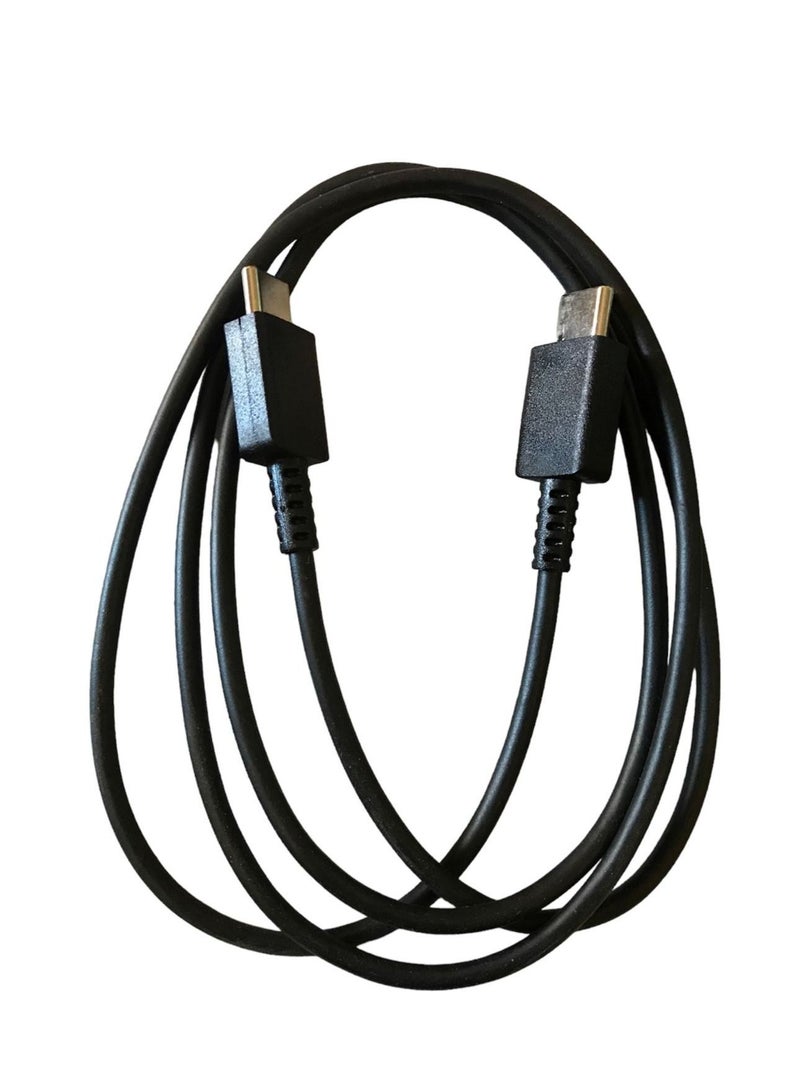 Type-C To Type-C Data Charging Cable Black - Image 4