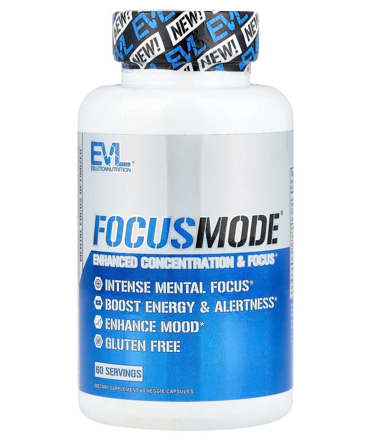 EVLUTION NUTRITION FocusMode® 60 Veggie Capsules
