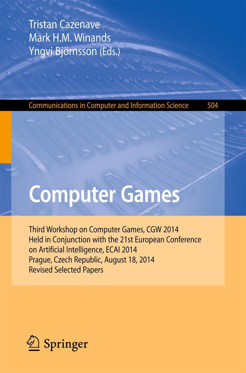 Computer Games: Third Workshop on Computer Games, Cgw 2014, Held i 