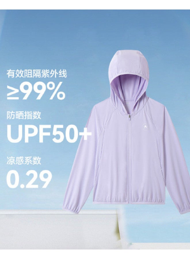 Annil جاكيت حماية من الشمس للأطفال - معطف خفيف الوزن بغطاء رأس لحجب الأشعة فوق البنفسجية للأولاد والبنات لصيف 2025 - Image 1