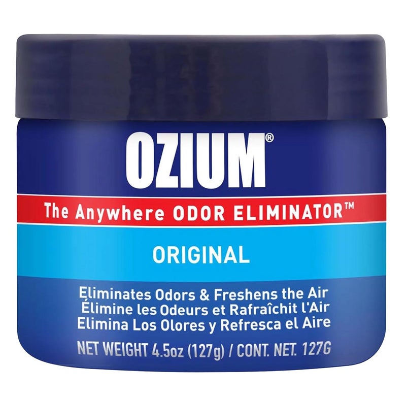 Ozium Air Sanitizer 4.5 oz Gel: Odor Eliminator for Strong Odor, Car Air Freshener (Original, 1 Pack) - Image 1