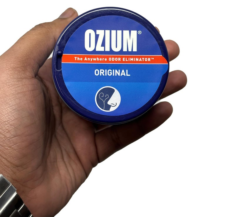 Ozium Air Sanitizer 4.5 oz Gel: Odor Eliminator for Strong Odor, Car Air Freshener (Original, 1 Pack) - Image 4