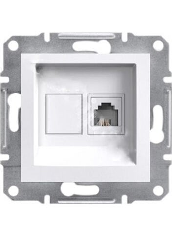 Schneider Electric Asfora Plus Single Frame Steel EPH5800162  - Image 1