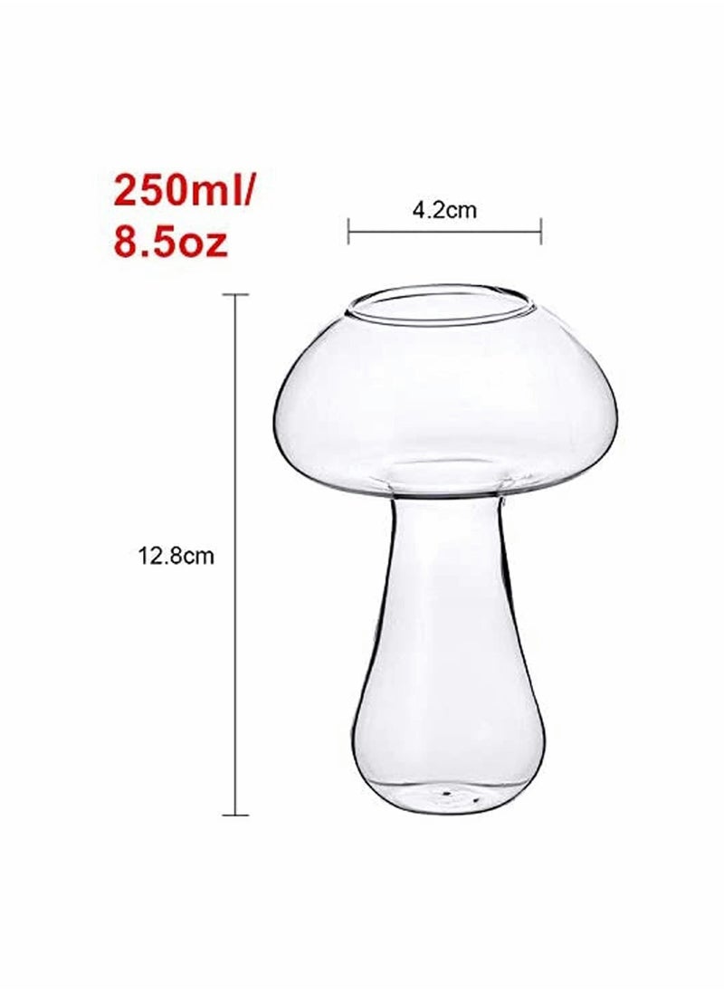 Creative Cocktail Glass Mushroom Design 250ml Cocktail Glass Set of 2, Novelty Drink Cup for KTV Bar Night Party (Mushroom) - pzsku/ZFD502ADAA07ED3B2E1FBZ/45/_/1662433436/856545ed-ff29-4f3a-bc14-9da31a0a8a40