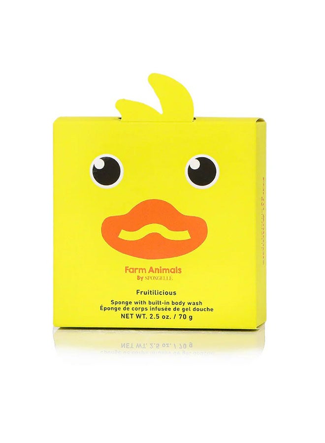 spongelle Danny Duck Body Wash Infused Buffer 70g (Multi Use) - Image 2