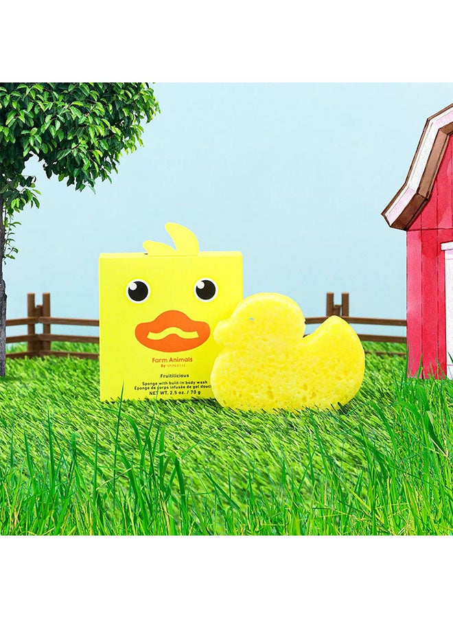 spongelle Danny Duck Body Wash Infused Buffer 70g (Multi Use) - Image 3