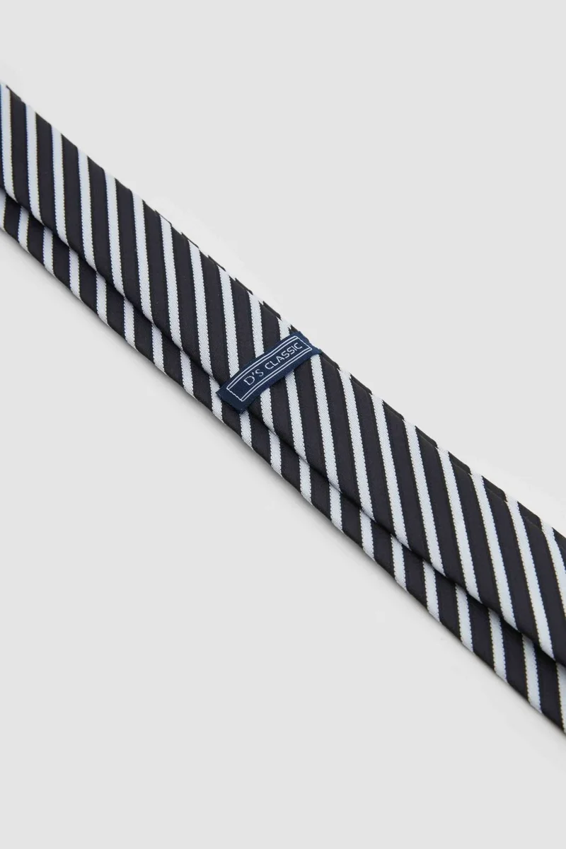 D'S DAMAT D'S Groom Black Patterned 5.5 cm Tie
