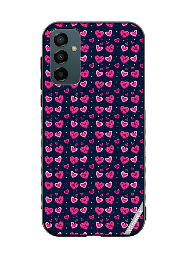 VR CREATIVE Protective Case Cover For Samsung Galaxy M23 Love Pattern Design Multicolour - Image 1