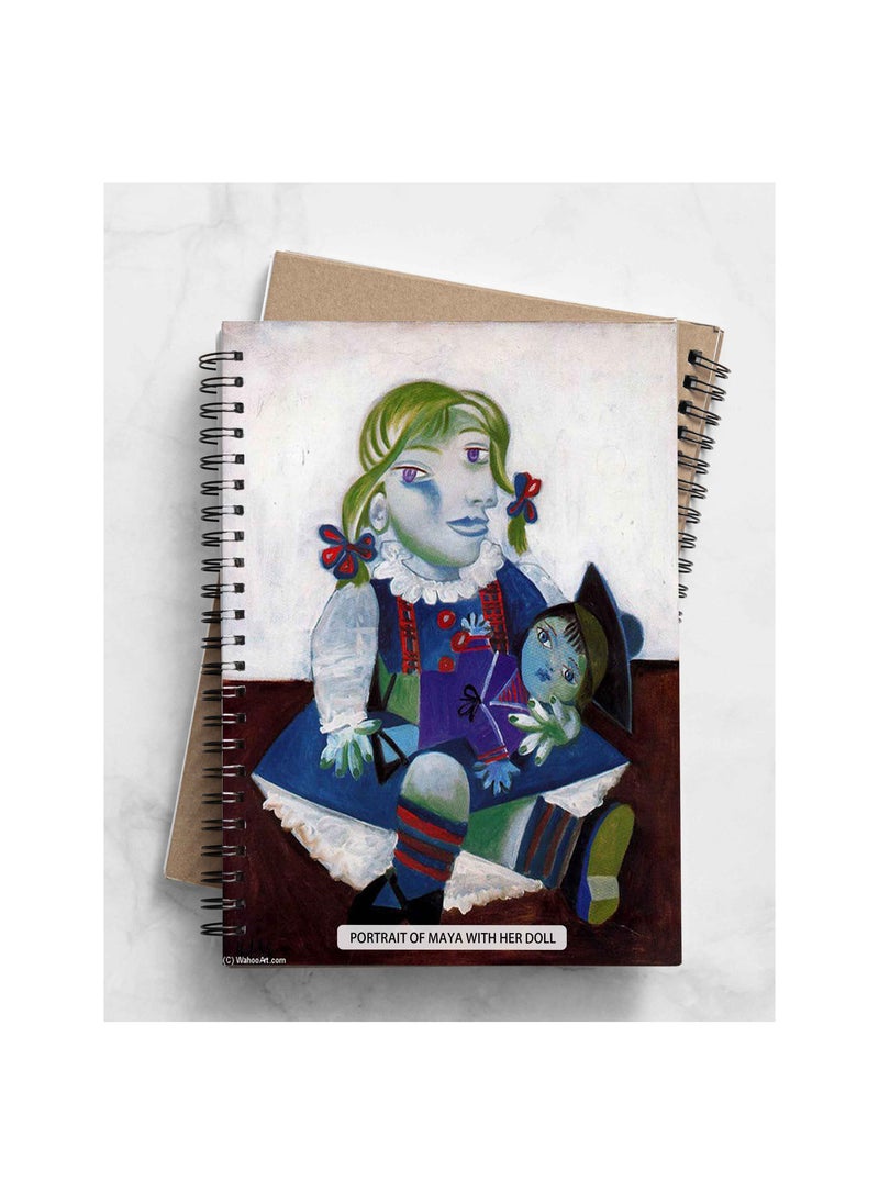 MADASOUQ Notebook - colored 100 Page 50 paper inside (A5,15x8in)  - Image 1