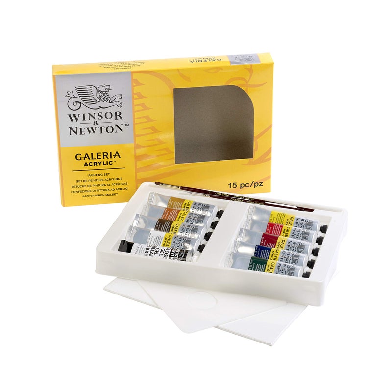 Winsor Newton Winsor & Newton Galeria Acrylic Paint, 10 x 60ml (2--oz), Complete 14 Piece Set - Image 3