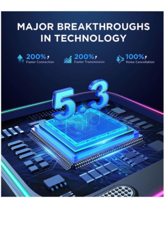 AROAQ Car Bluetooth 5.3 Aux Adapter with Dual Mics & Noise Cancellation – Plug & Play Wireless Receiver for Music Streaming & Hands-Free Calls, Black - Image 5