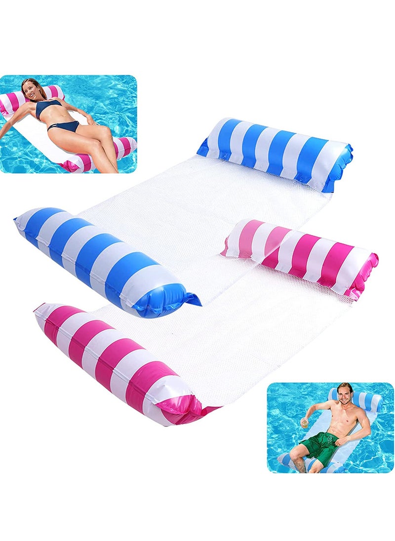 Generic - Inflatable Water Hammock Pool Lounger for Kids and Adults, Comfortable Floating Bed Lounge Chair, Perfect for Swimming Pools and Lakes, 2-Pack - Image 1
