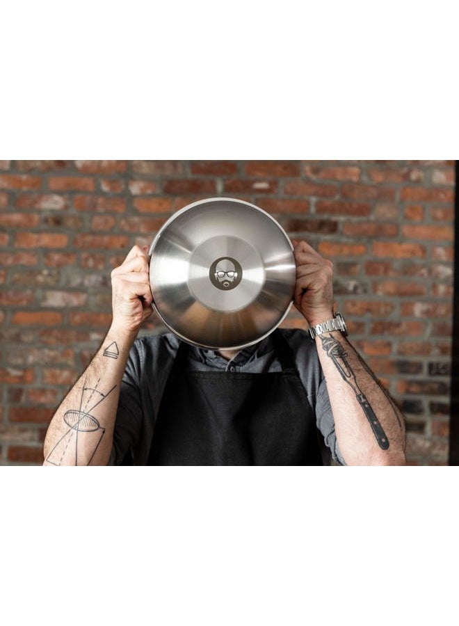 Babish Stainless Steel Mixing Bowl Set, 3-Piece - Image 5