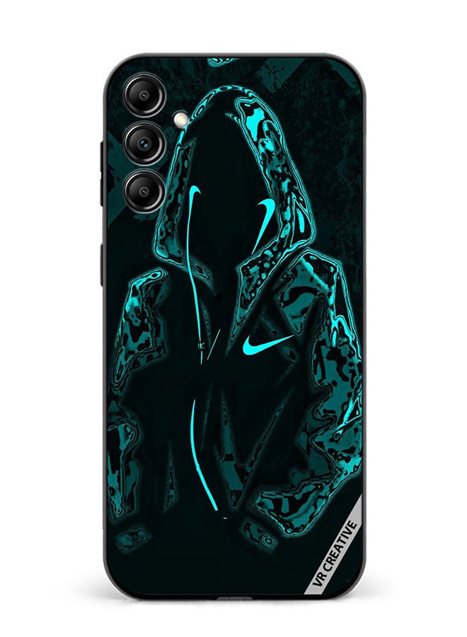 VR CREATIVE Protective Case Cover For Samsung Galaxy A34 Mask Guy In Green Jacket Design Multicolour - Image 1