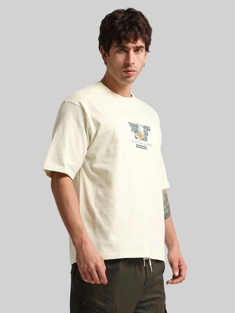 مانياك Maniac Mens Textured Round Neck Raglan Half Sleeve Berly Green Cotton Polo Tshirt