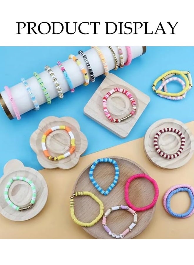 DUNISO 4800PCS DIY Bracelet Making Kit 48 Colors Clay Beads Jewelry Making Kit Creative Jewelry Making Activity Arts Craft Kit Well-made and Easy to Install for Necklace Earring Jewelry DIY Craft  - Image 4