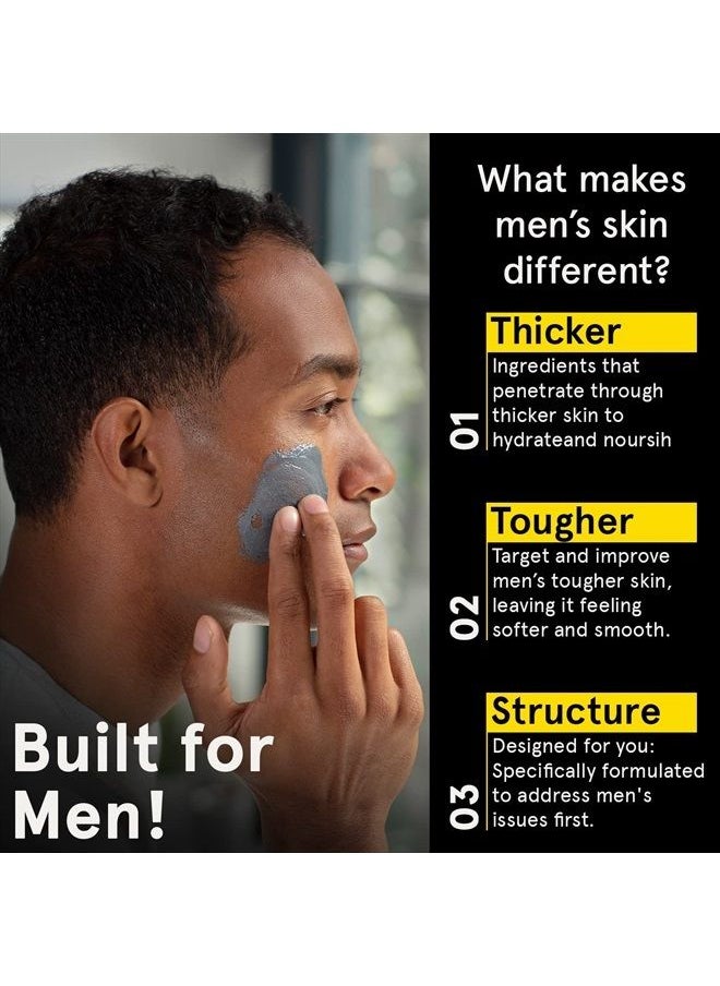 LUMIN - Men Face Wash Charcoal Face Wash for Mens Face Wash Facial Cleanser for Men Acne Face Wash Face Wash for Oily Skin Facial Cleanser for Men Charcoal Cleanser Blackhead Face Wash Face Cleanser - Image 1