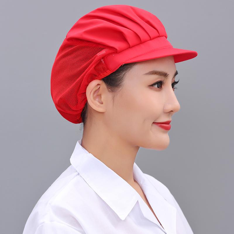 Workshop Work Hat Catering Factory Canteen Kitchen Chef Hat Dustproof And Oil-Proof Breathable Net - Image 1
