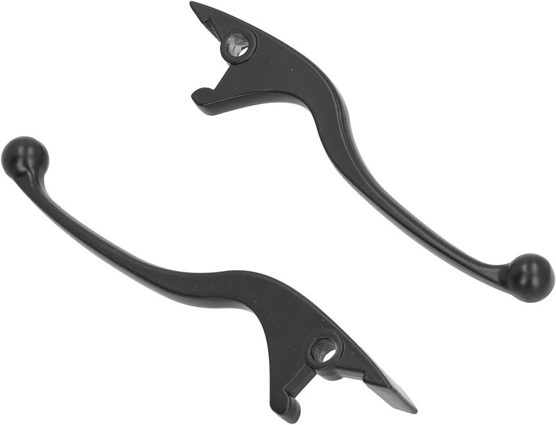 WITPOCE Brake Handle Lever ，2PCS Brake Handle Lever Aluminum Alloy Black Replacement for Motorcycle Moped ATV - Image 2