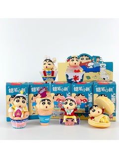 General 6 crayon small new snack time candy ice cream, hamburger small new figure model doll machine ornament  - Image 3