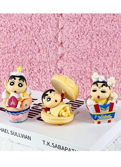 General 6 crayon small new snack time candy ice cream, hamburger small new figure model doll machine ornament  - Image 5