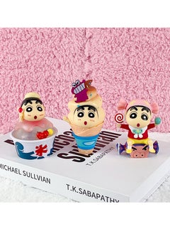 General 6 crayon small new snack time candy ice cream, hamburger small new figure model doll machine ornament  - Image 4
