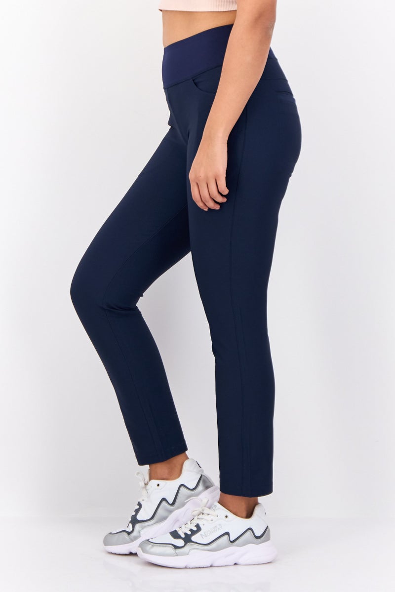 PUMA Women Sportswear Fit Training Track Pants, Navy - Image 3